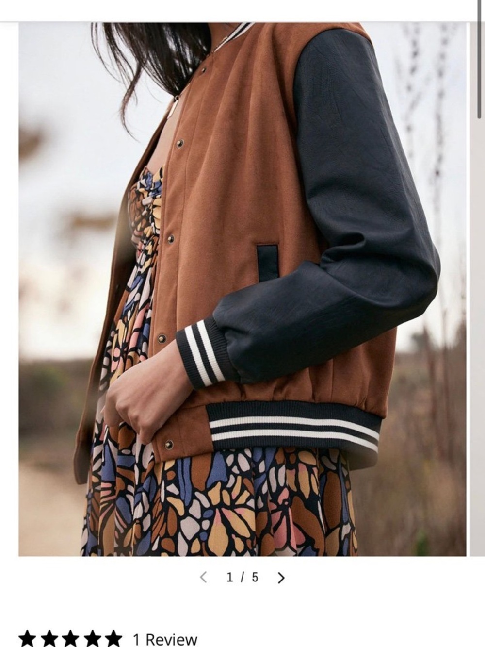 Brown & Black Varsity Jacket Saltwater Luxe